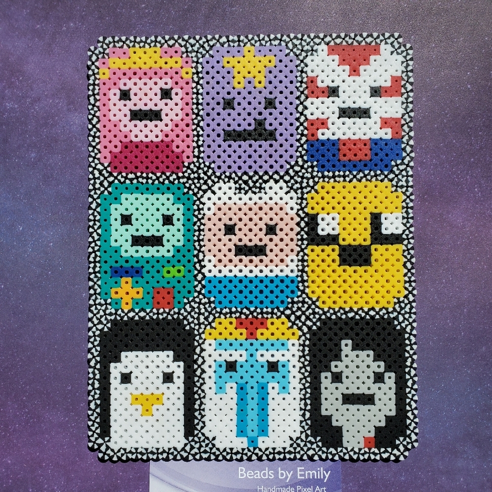 Adventure Time Wall Art- Princess Bubblegum, Finn the Human, Jake the Dog, Beemo